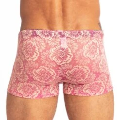 Shorty L Homme Invisible La Fleur Rose MY14LFR -Bikkembergs Soldes shorty hi MY14LFR rose 3