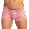 Shorty L Homme Invisible La Fleur Rose MY14LFR -Bikkembergs Soldes shorty hi MY14LFR rose m