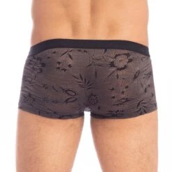 Shorty L Homme Invisible Fleur Noire MY39FLN -Bikkembergs Soldes shorty hi my39fln noir 3