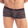 Shorty L Homme Invisible Fleur Noire MY39FLN -Bikkembergs Soldes shorty hi my39fln noir m