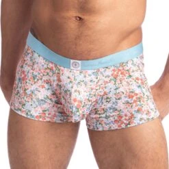 Shorty L Homme Invisible Lit De Fleurs MY39LDF -Bikkembergs Soldes shorty hi my39ldf bleuciel 4