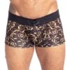 Shorty L Homme Invisible Oppulence DOro UW05ORO -Bikkembergs Soldes shorty hi uw05oro noir m