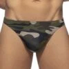 String Addicted Camo AD1070 -Bikkembergs Soldes slip ad AD1070 camouflage m