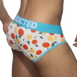 Slip Swimderwear Addicted AD1199 -Bikkembergs Soldes slip ad ad1199 turquoise 3