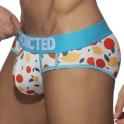 Slip Swimderwear Addicted AD1199 -Bikkembergs Soldes slip ad ad1199 turquoise 4