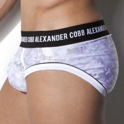 Slip Military Alexander COBB 10CS01 -Bikkembergs Soldes slip alexander 10cs01 blanc 4