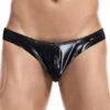 Slip Cut4Men Black Skai C4M01 -Bikkembergs Soldes slip c4m c4m01 noir m