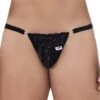 Slip Candyman Peekaboo Lace 99503 -Bikkembergs Soldes slip candy 99503 noir m