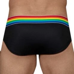 Slip Candyman Rainbow Pride 99449 -Bikkembergs Soldes slip candyman 99449 noir 3