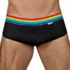 Slip Candyman Rainbow Pride 99449 -Bikkembergs Soldes slip candyman 99449 noir m