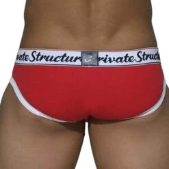 Slip Private Structure Classic SCUX4069 -Bikkembergs Soldes slip private SCUX4069 rouge 3