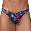 Slip Xtremen Disco Zebra 91145 -Bikkembergs Soldes slip xtremen 91145 noir m