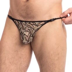 String L Homme Invisible Vespertine UW08VES -Bikkembergs Soldes string UW08VES chair 4