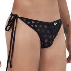 String Candyman Tie-Side Lace 99505 9 String Candyman Tie-Side Lace 99505 -Bikkembergs Soldes string candy 99505 noir 4