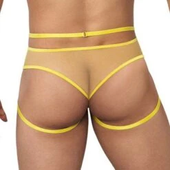 String Candyman 99640 -Bikkembergs Soldes string candy 99640 jaune 3