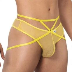 String Candyman 99640 -Bikkembergs Soldes string candy 99640 jaune 4