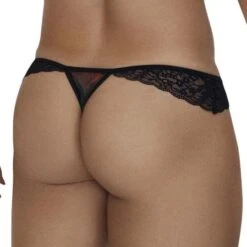 String Candyman Lace 99658 -Bikkembergs Soldes string candy 99658 noir 3