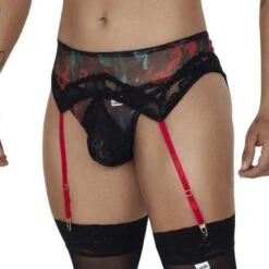 String Candyman Garter 99688 -Bikkembergs Soldes string candy 99688 noir 4