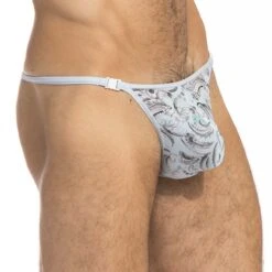 String L Homme Invisible Ellis MY11XELL 7 String L Homme Invisible Ellis MY11XELL -Bikkembergs Soldes string hi MY11XELL bleuciel 4