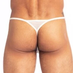 String L Homme Invisible Alizée MY21XIZE -Bikkembergs Soldes string hi my21xize blanc 3