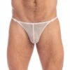 String L Homme Invisible La Crème MY83VEI -Bikkembergs Soldes string hi my83vei blanc m