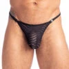 String L Homme Invisible Good Vibrations MY83VIB -Bikkembergs Soldes string hi my83vib noir m