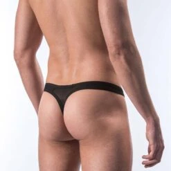 M101 Lasso String Manstore 206193 -Bikkembergs Soldes string manstore 206193 noir 3
