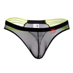 String Pikante Energy Mesh PIK0221 9 String Pikante Energy Mesh PIK0221 -Bikkembergs Soldes string pikante pik0221 noir 9