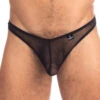 String Quriose Sheer Sensations QU02MES 2 String Quriose Sheer Sensations QU02MES -Bikkembergs Soldes string quriose qu02mes noir2 m