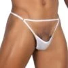 String Roger Smuth RS061 -Bikkembergs Soldes string rs rs061 blanc m