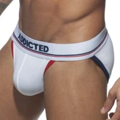 Tanga Addicted Sport 09 AD709 7 Tanga Addicted Sport 09 AD709 -Bikkembergs Soldes tanga addicted ad709 blanc 4