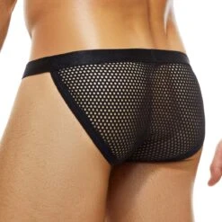 Tanga Modus Vivendi Net Trap 06112 -Bikkembergs Soldes tanga modus 06112 noir 3