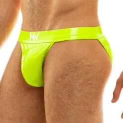 Tanga Modus Vivendi Vinyl 08012 7 Tanga Modus Vivendi Vinyl 08012 -Bikkembergs Soldes tanga modus 08012 jaune 4