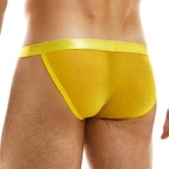 Tanga Modus Vivendi Muslin 09314 -Bikkembergs Soldes tanga modus 09314 jaune 3