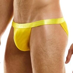 Tanga Modus Vivendi Muslin 09314 -Bikkembergs Soldes tanga modus 09314 jaune 4